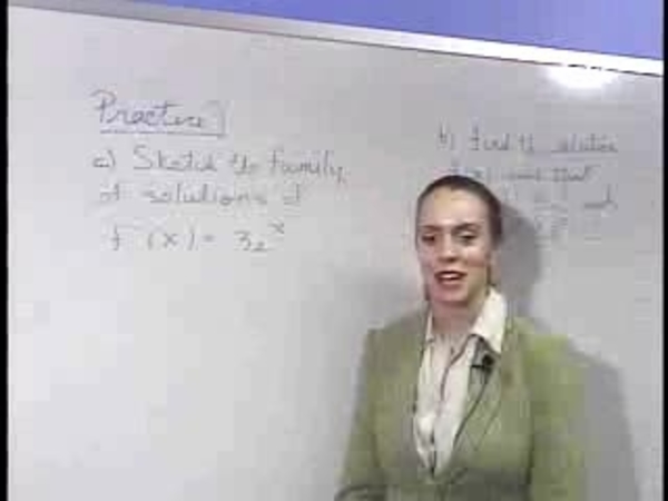 Chapter 3.2: Applications of Antidifferentiation - 02) Graphs and Particular Solutions