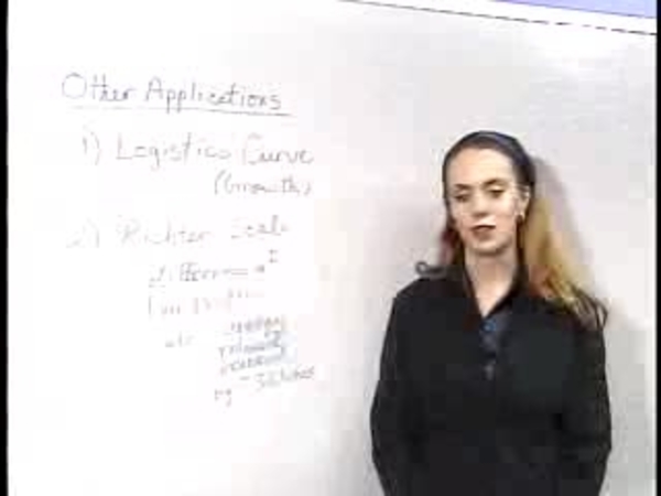 Chapter 2.7: Applications of Exponential and Logarithmic Functions - 06) Logistical Growth and Richtor Scale