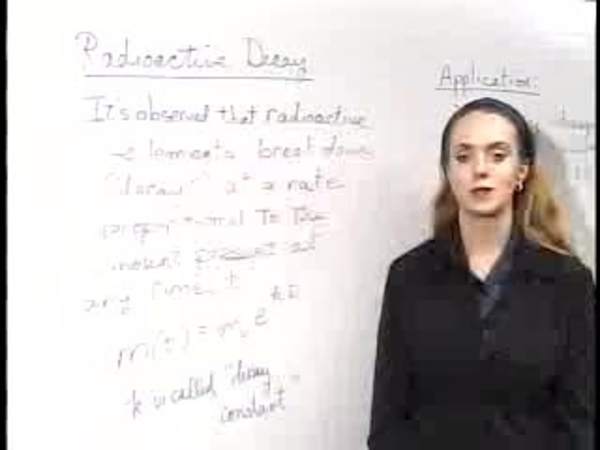 Chapter 2.7: Applications of Exponential and Logarithmic Functions - 04) Radioactive Decay