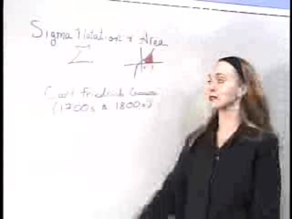 Chapter 3.5: Sigma Notation and Areas - 01) Sigma Notation and Area