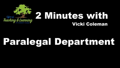 Thumbnail for 2 min with Paralegal Department
