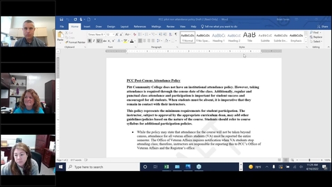 Thumbnail for Non-Attendance Policy and Self-Service Attendance Policy