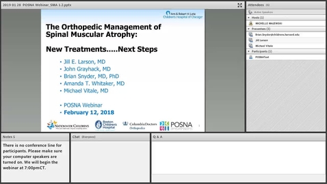 The Orthopedic Management Spinal Muscular Atrophy New Treatments