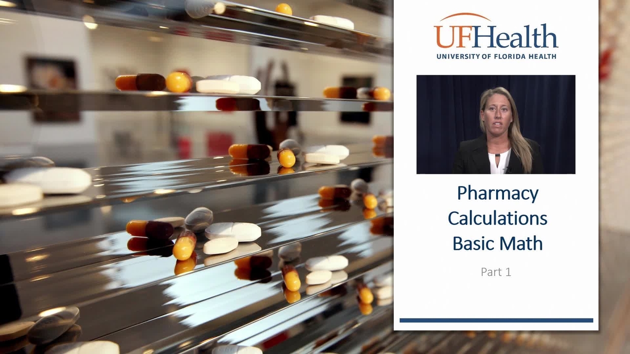 Pharmacy Calculations Basic Math Part 1