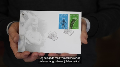 Thumbnail for entry Frimerkelansering: Gustav Vigeland 150 år