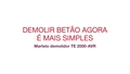 Vídeo promocional do TE 2000-AVR, destacando as principais características desta ferramenta e com testemunhos de clientes.