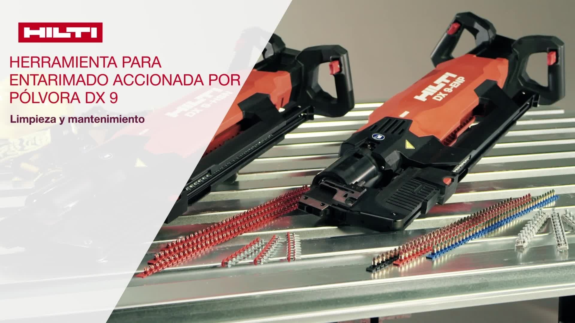 Vídeo de instrucciones paso a paso para la limpieza del sistema DX 9.  