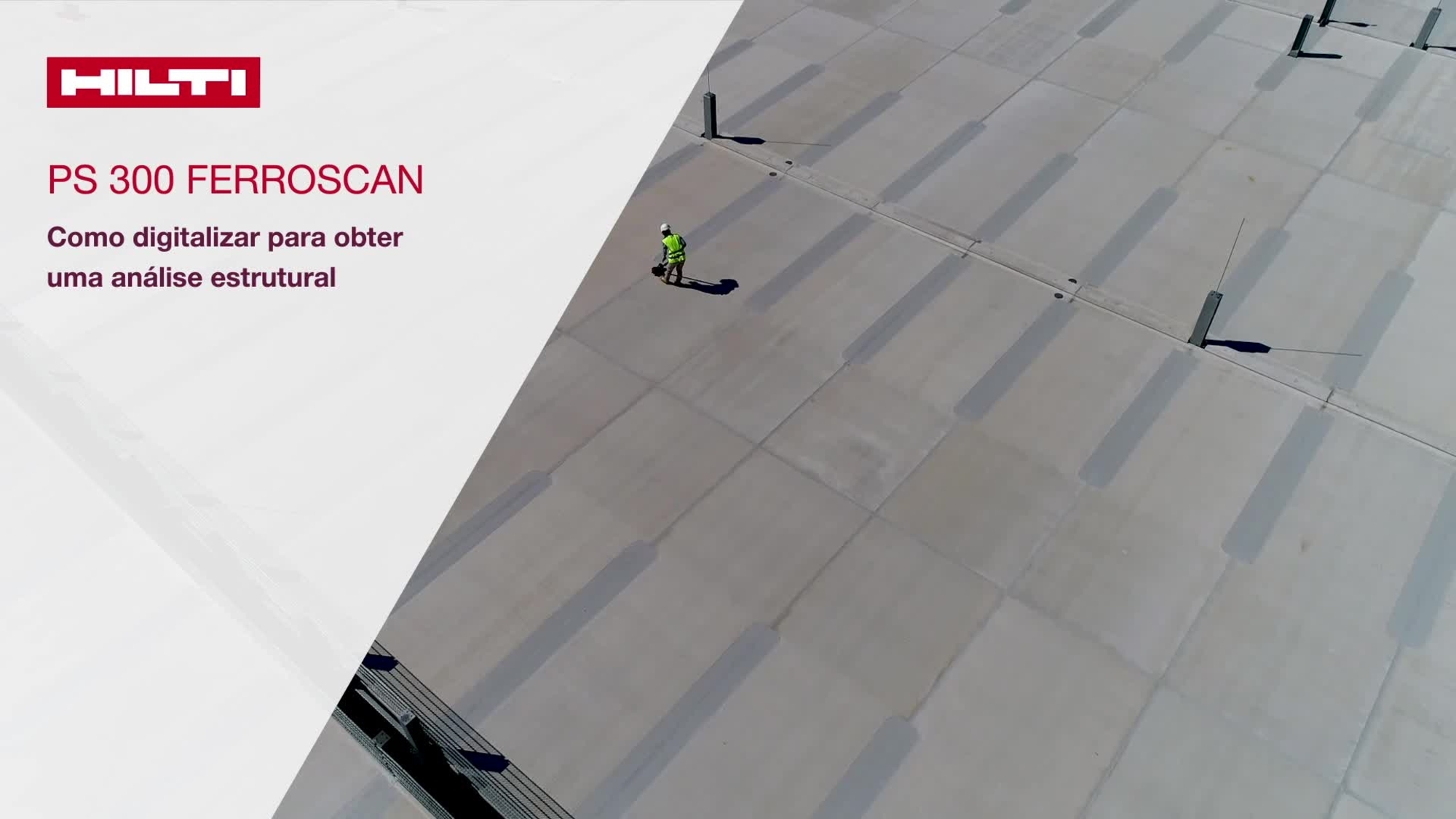Como fazer o levantamento com o kit PS 300 Ferroscan para análise estrutural