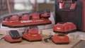 Product video of Hilti's multi-bay charger C 4/36-MC4 