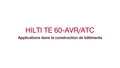 HILTI_TE60_Building Construction_Promotional Video_CH-FR (FR / 182293)