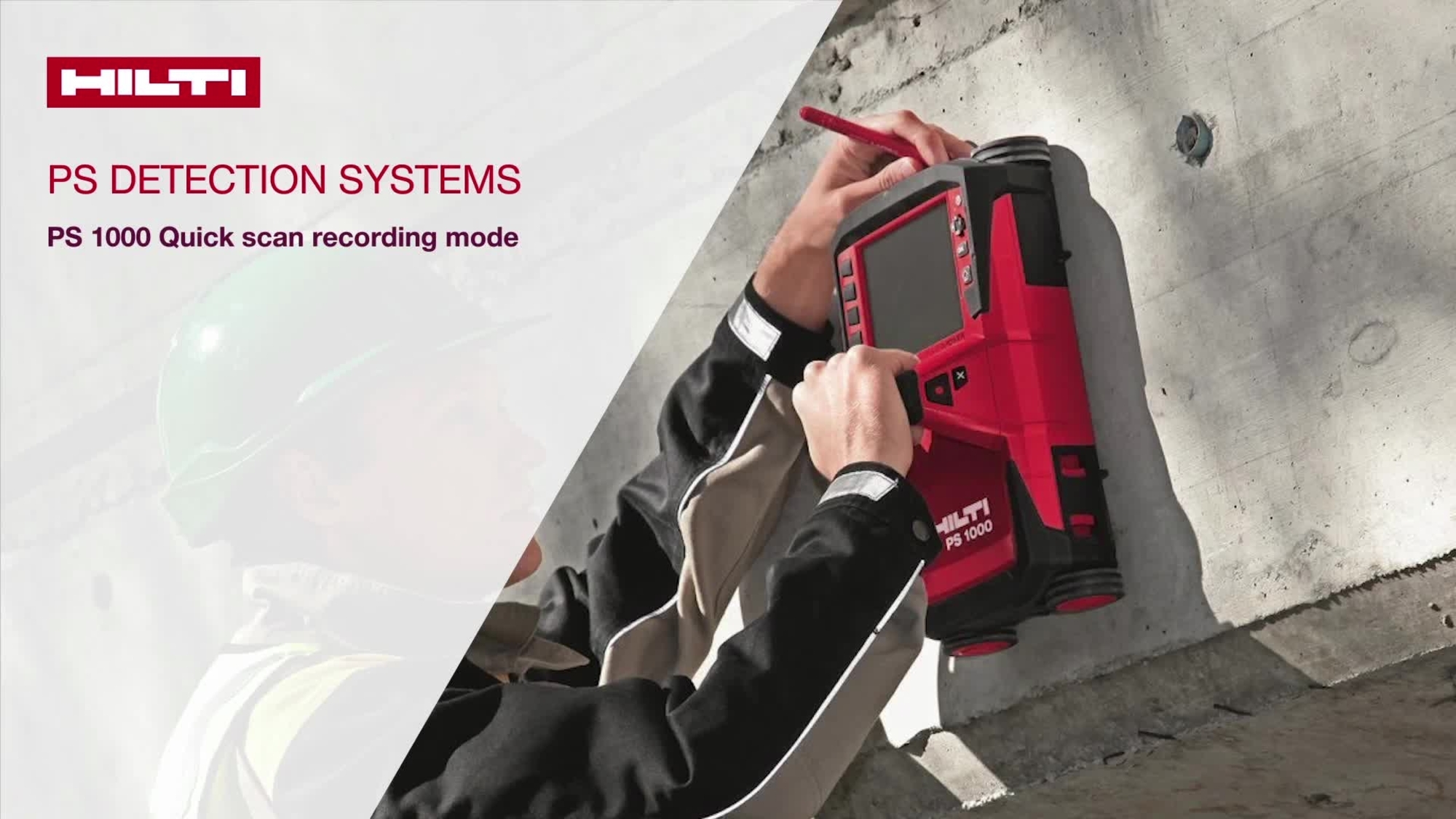 Kort demonstration om hur man använder funktionen för snabbskanningsregistrering i PS&nbsp;1000