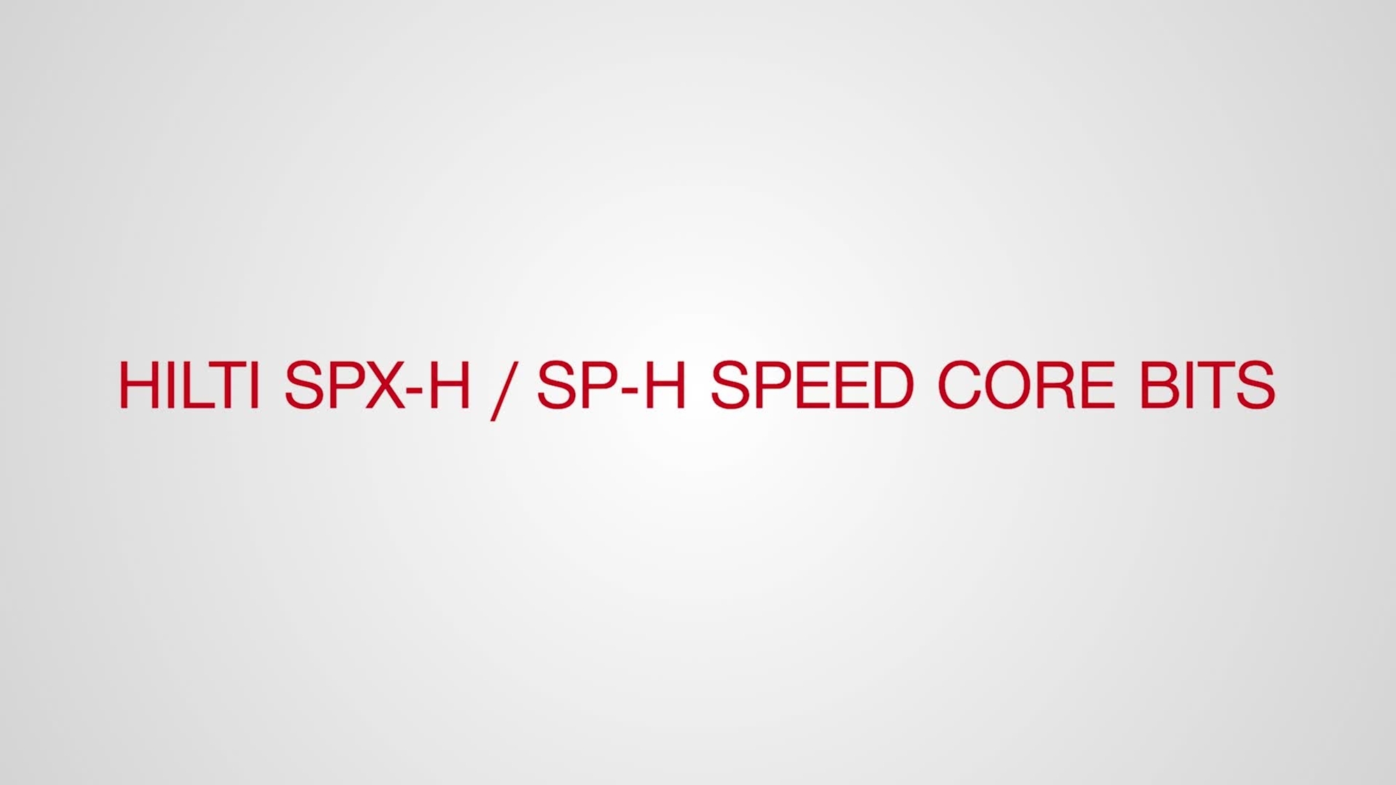Predstavujeme nové vŕtacie korunky SPX-H-speed a SP-H-speed