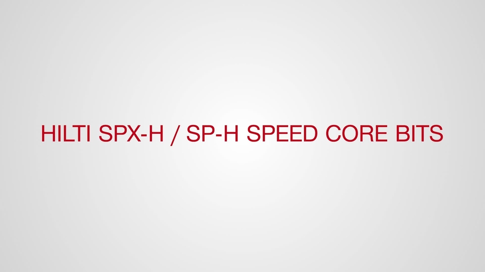 Predstavujeme nové vŕtacie korunky SPX-H-speed a SP-H-speed