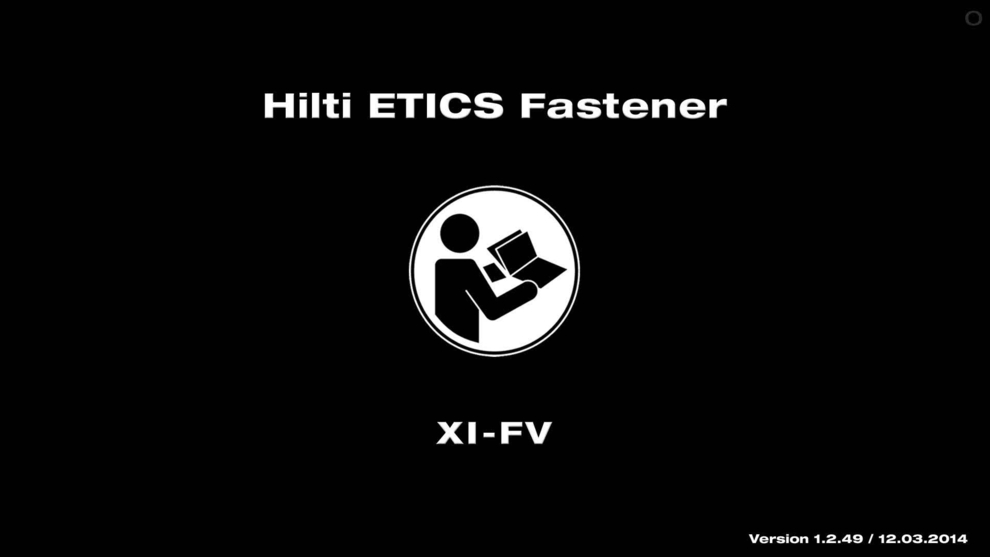 XI-FV Στοιχείο στερέωσης μόνωσης. Οδηγία χρήσης.