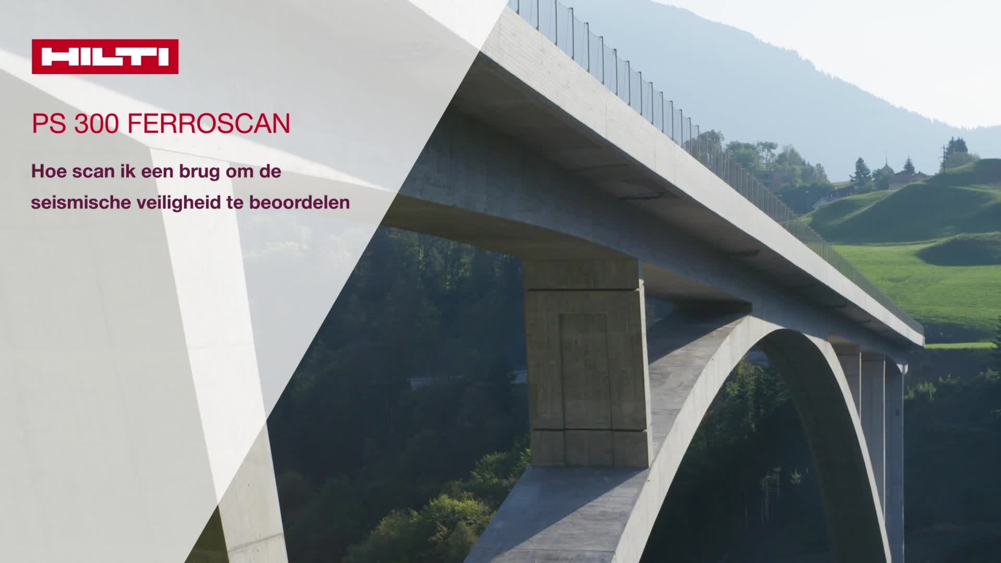 PS 300, de nieuwe Ferroscan met sensormatrix om grote oppervlakten te scannen