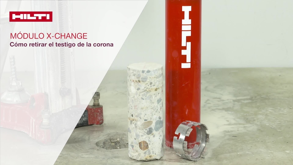 Vídeo tutorial de instrucciones: cómo retirar fácilmente una corona atascada de la broca corona con un módulo X-Change, español