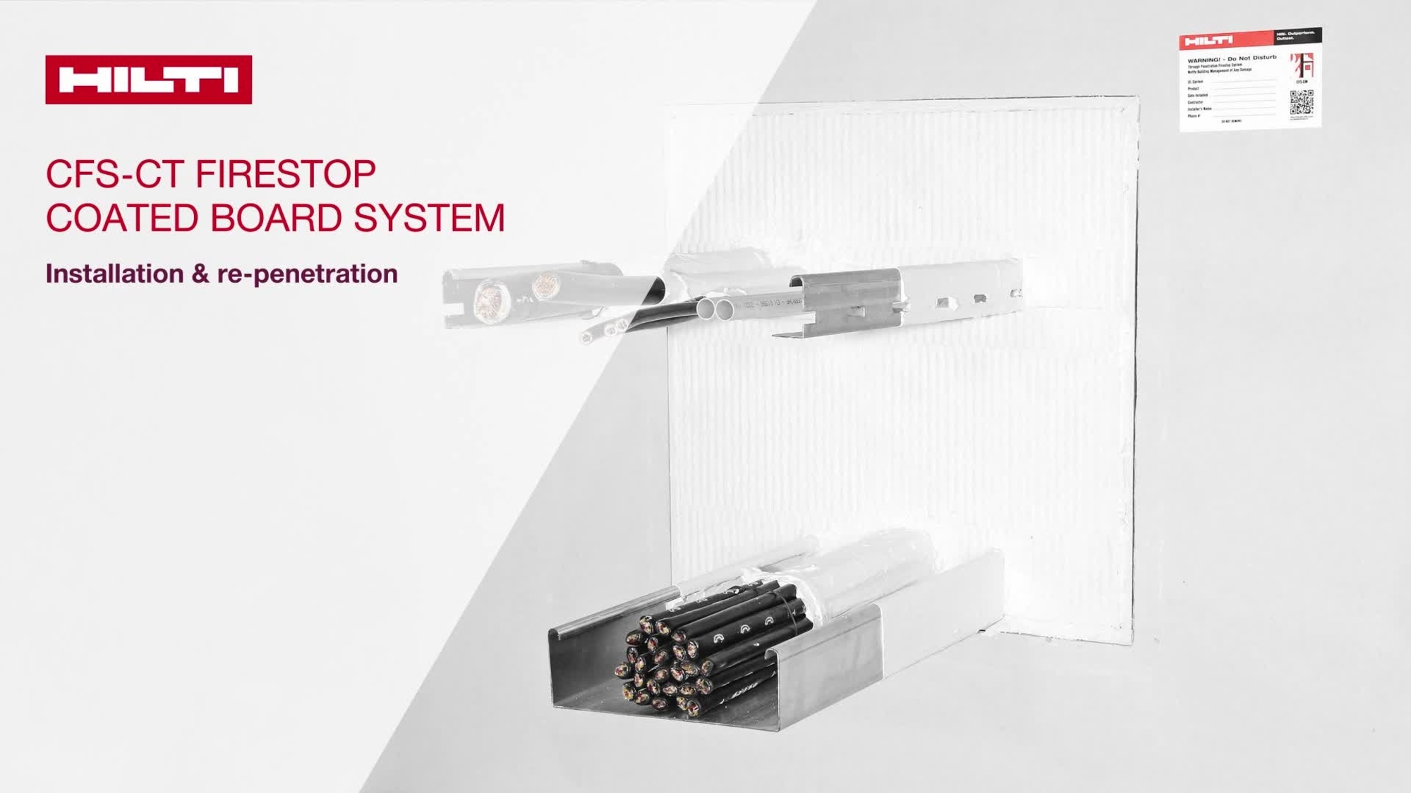 Instruktionsvideo CFS-CT system med brandskyddsskivor