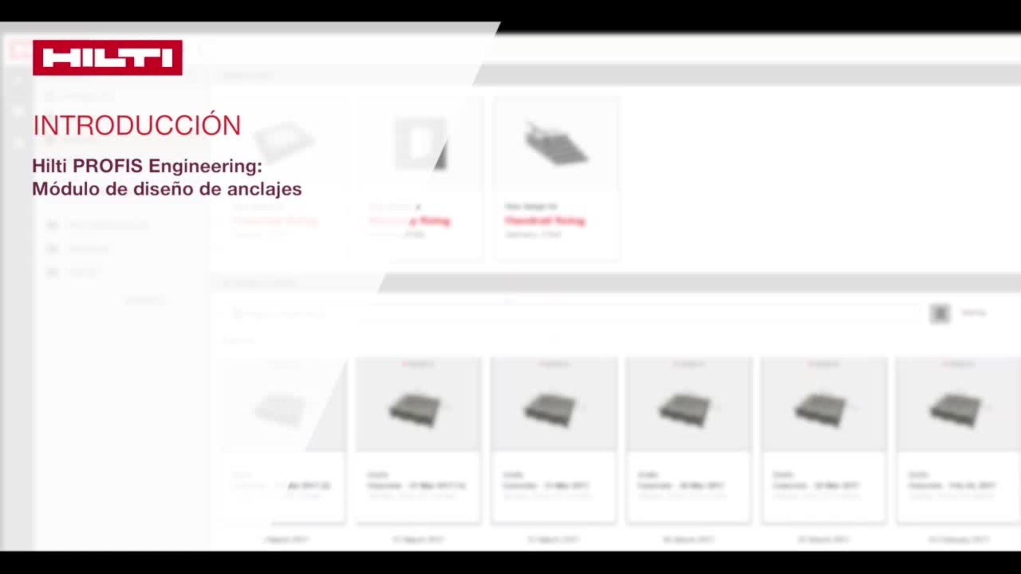 Obtenga información acerca de las funciones y los ajustes de la herramienta Hilti PROFIS Engineering y acerca de cómo personalizar su diseño, modificar las propiedades de hormigón y de la placa base.