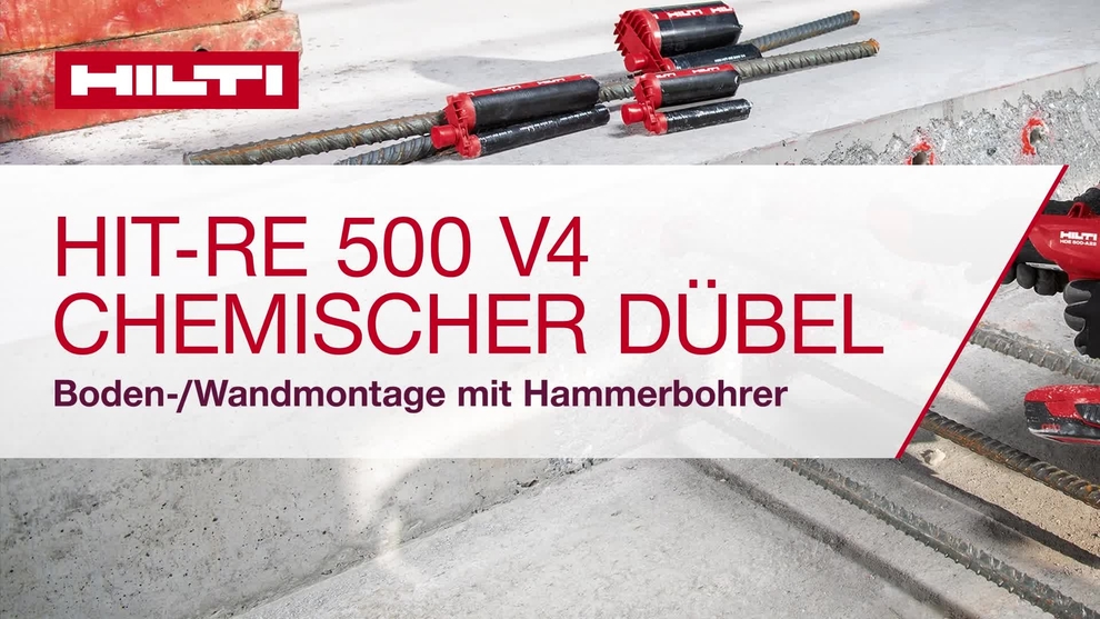 Découvrez comment installer le RE500 V4 avec perceuse à percussion