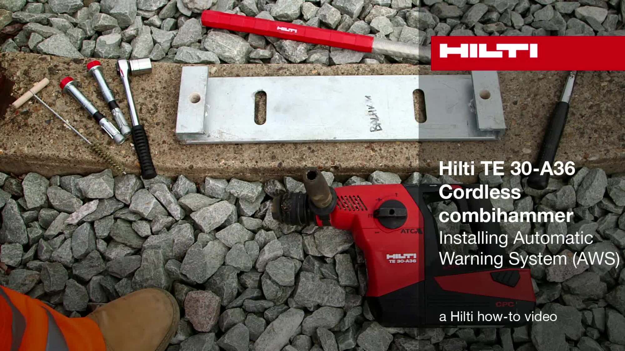 TE30 A-36 och HSL-3B hur man installerar automatiskt varningssystem, räls