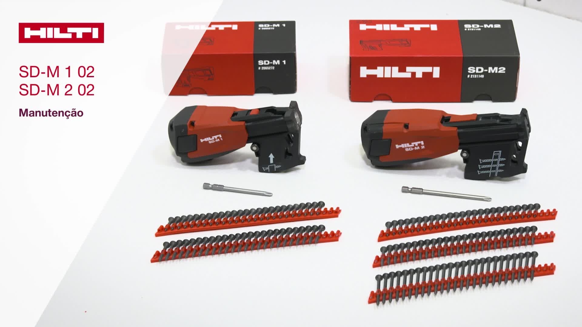 COMO solucionar problemas no carregador de parafusos SD-M 1 02 e SD-M 2 02 (PT), segunda geração