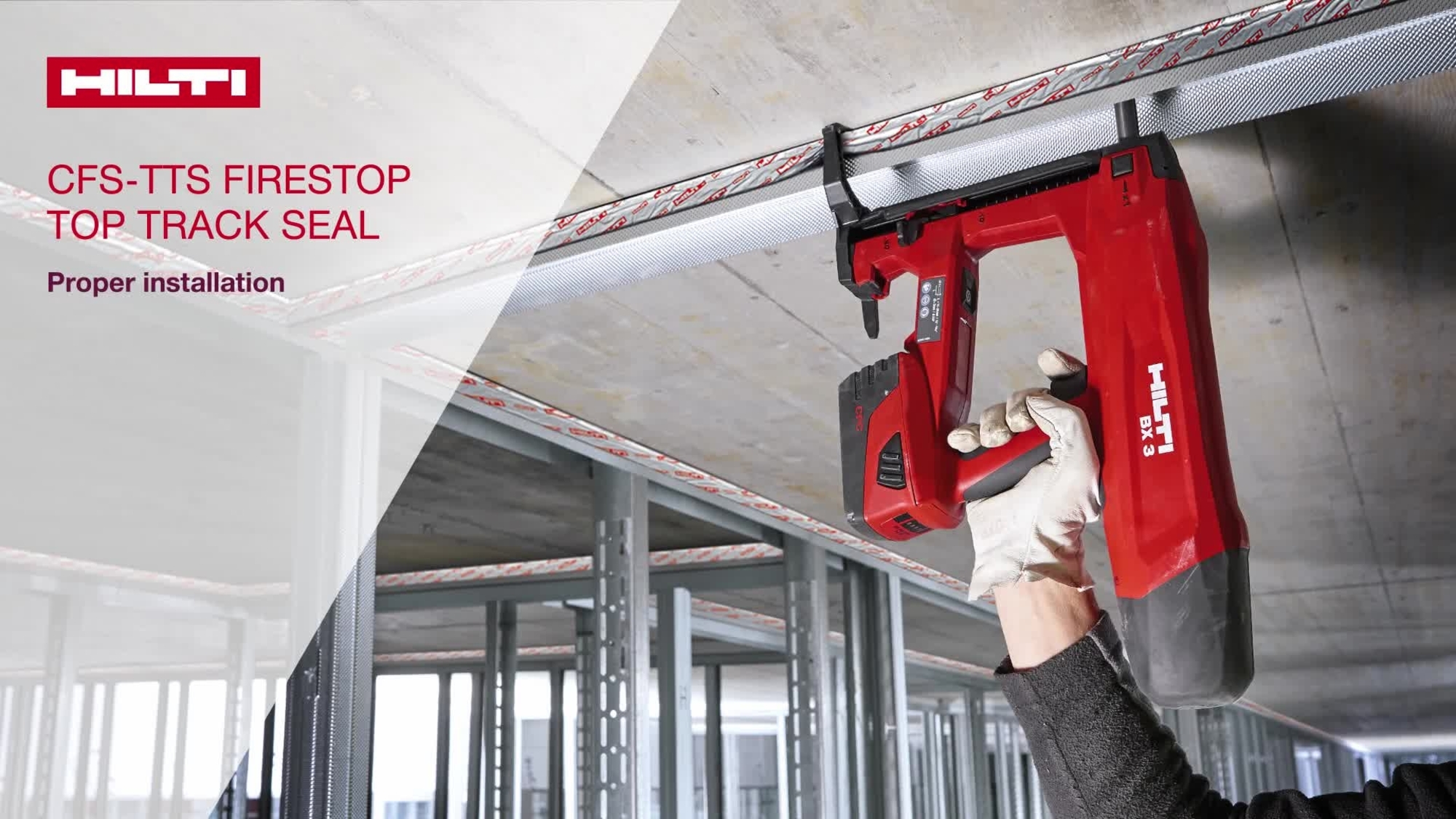 Hands-on video with the CFS-TTS E top-track seal