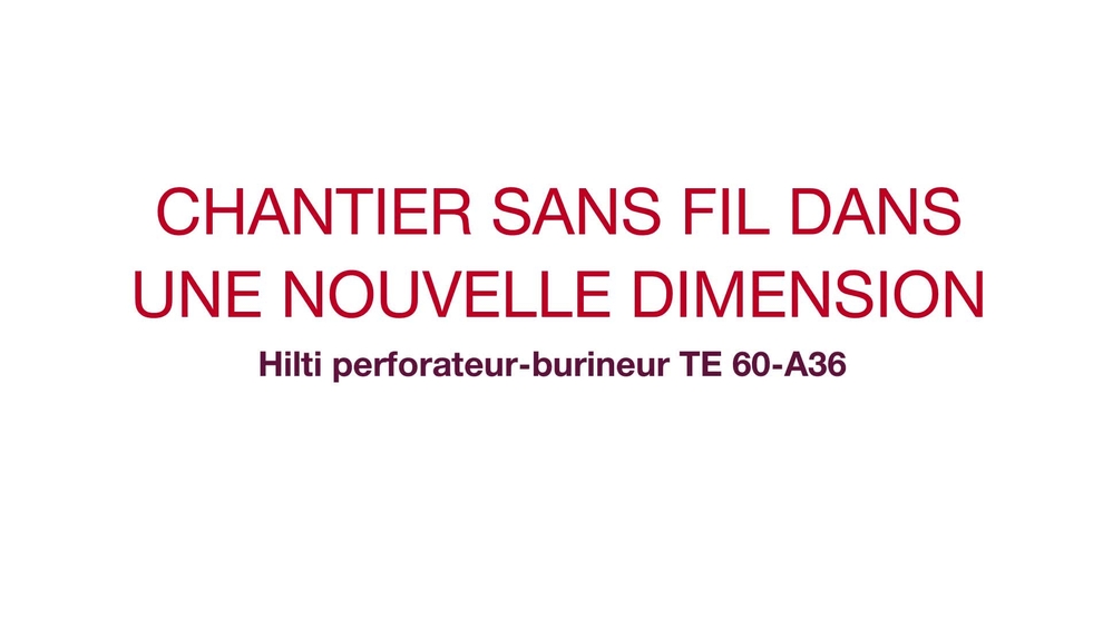 Der leistungsstärkste SDS-MAX Kombihammer mit 36-V-Akku. Erfahrungsberichte unserer Kunden.