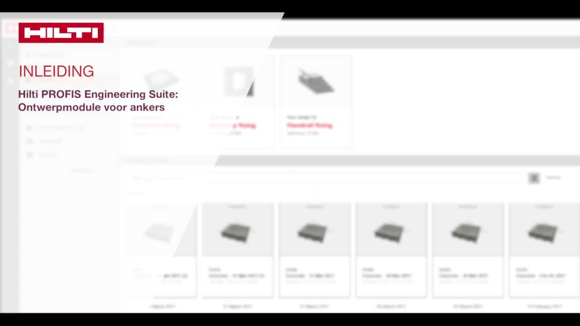 Instructievideo: Leer over de functies en instellingen in Hilti PROFIS Engineering en hoe u uw ontwerp op maat aanpast en uw betoneigenschappen en grondplaateigenschappen wijzigt.
