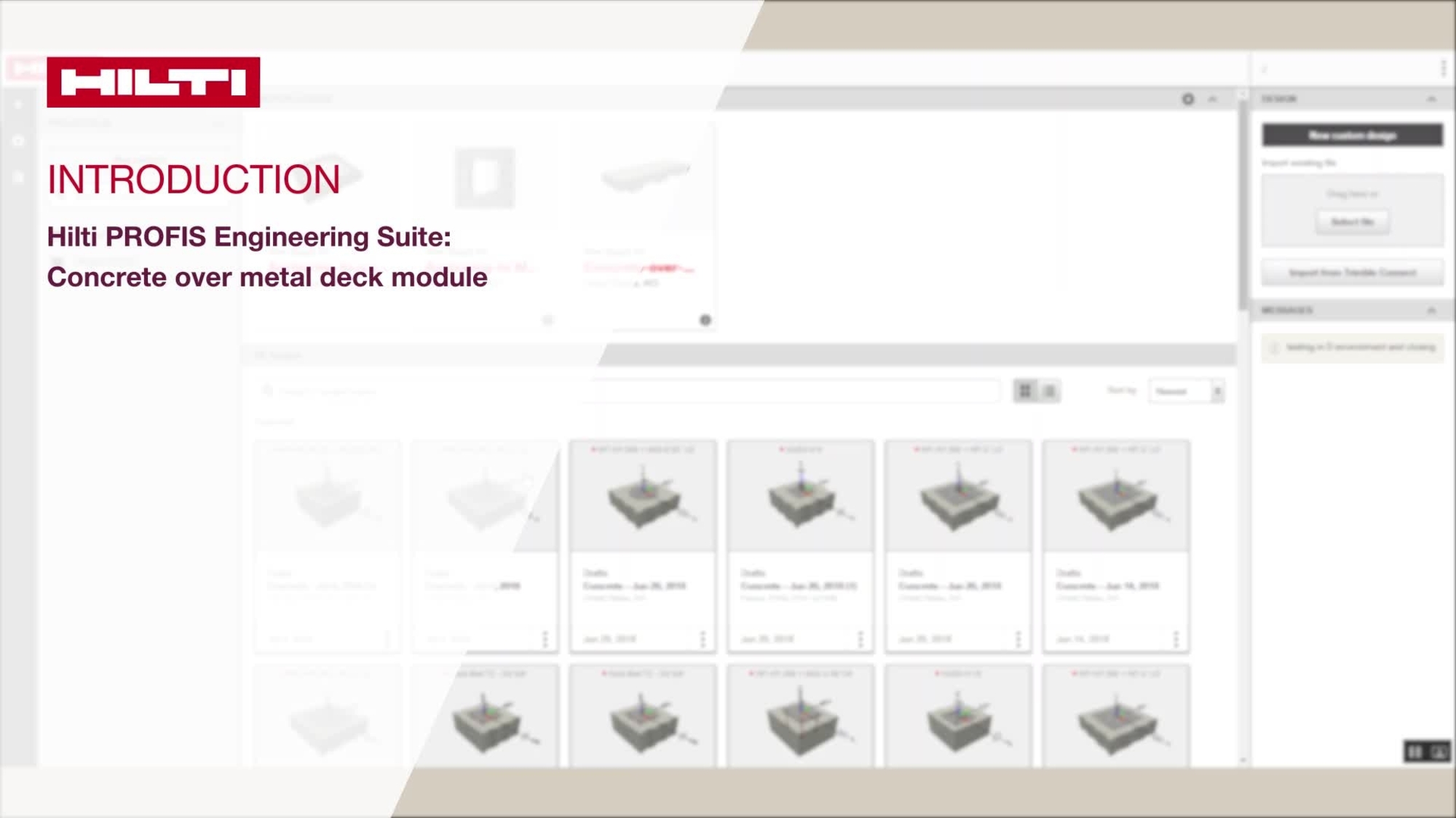 PROFIS Engineering Suite software set up tutorial video