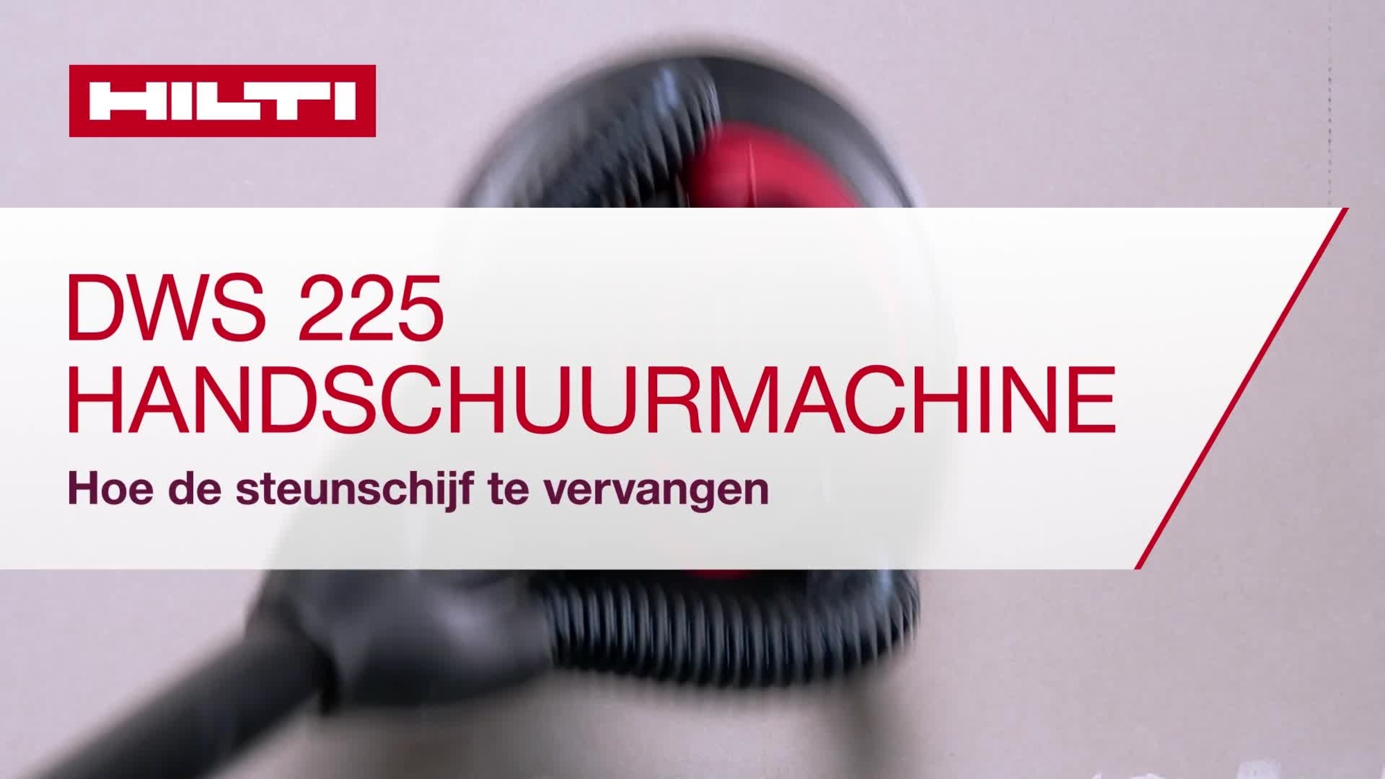 Het rugkussen DWS 225 vervangen