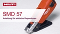 Wie grundlegende Reparaturen mit dem neuen SMD 57 Schraubenmagazin mit automatischer Zuführung funktionieren.
