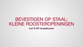 Smalle roosters maken met de S-BT.