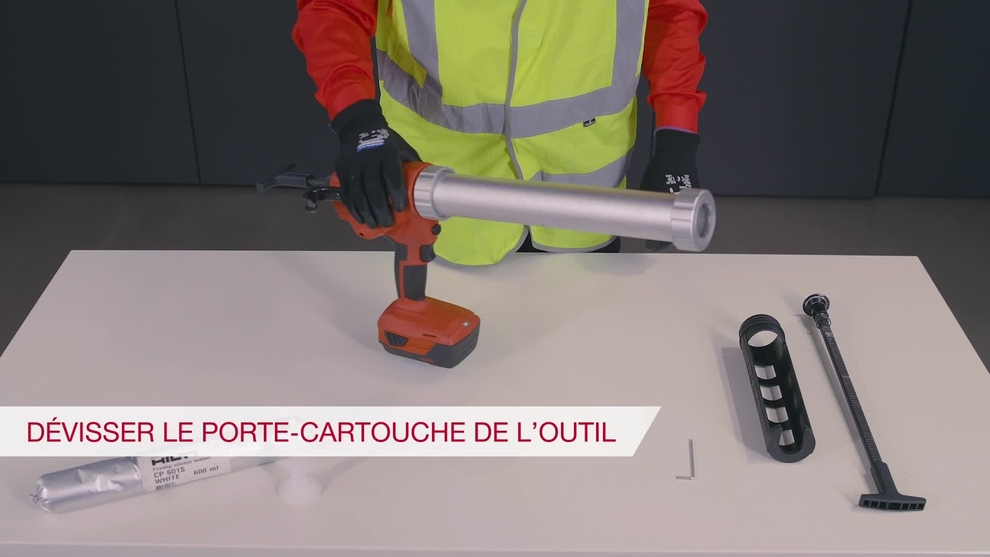 Comment remplacer le porte-cartouche de l'appareil à injection électrique CD 4-A22