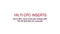 Video so sánh: video minh họa khác biệt về hiệu suất giữa các loại mũi và lưỡi cắt tiêu chuẩn và các loại mũi và lưỡi cắt CPC. Các loại mũi và lưỡi cắt CPC có hiệu suất tốt hơn và người dùng sẽ làm được nhiều việc hơn trong mỗi lần sạc