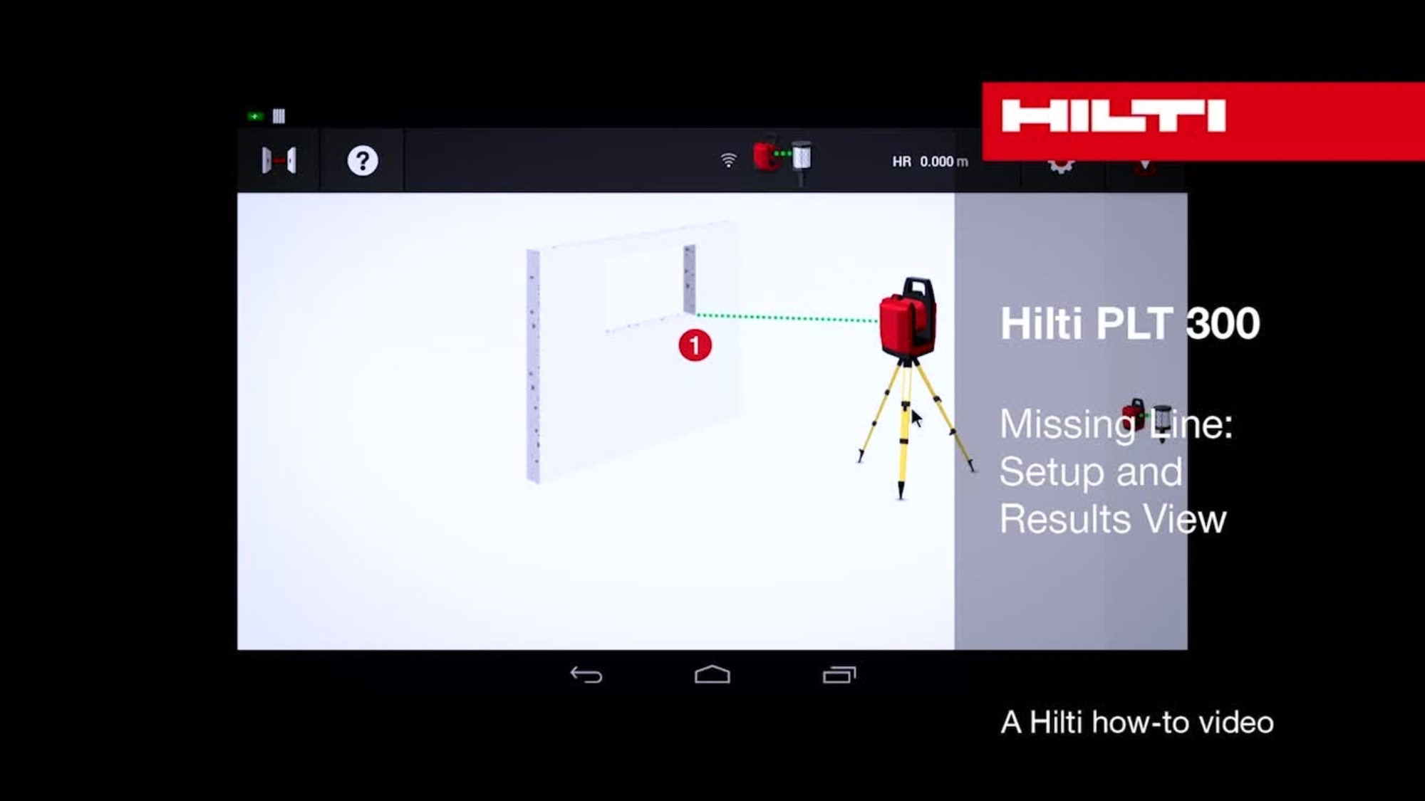 PLT 300 - 欠けたライン：設定と結果ビュー
