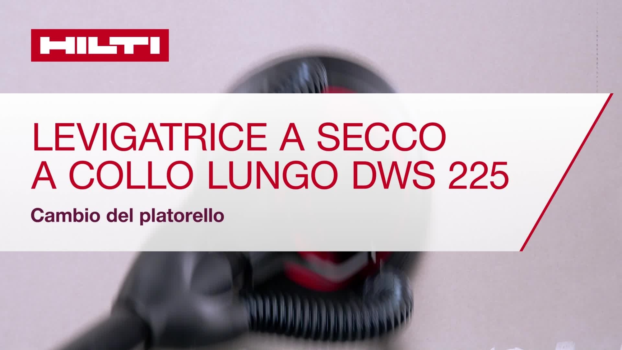 Come impostare il prodotto e sostituire il pannello di supporto DWS 225