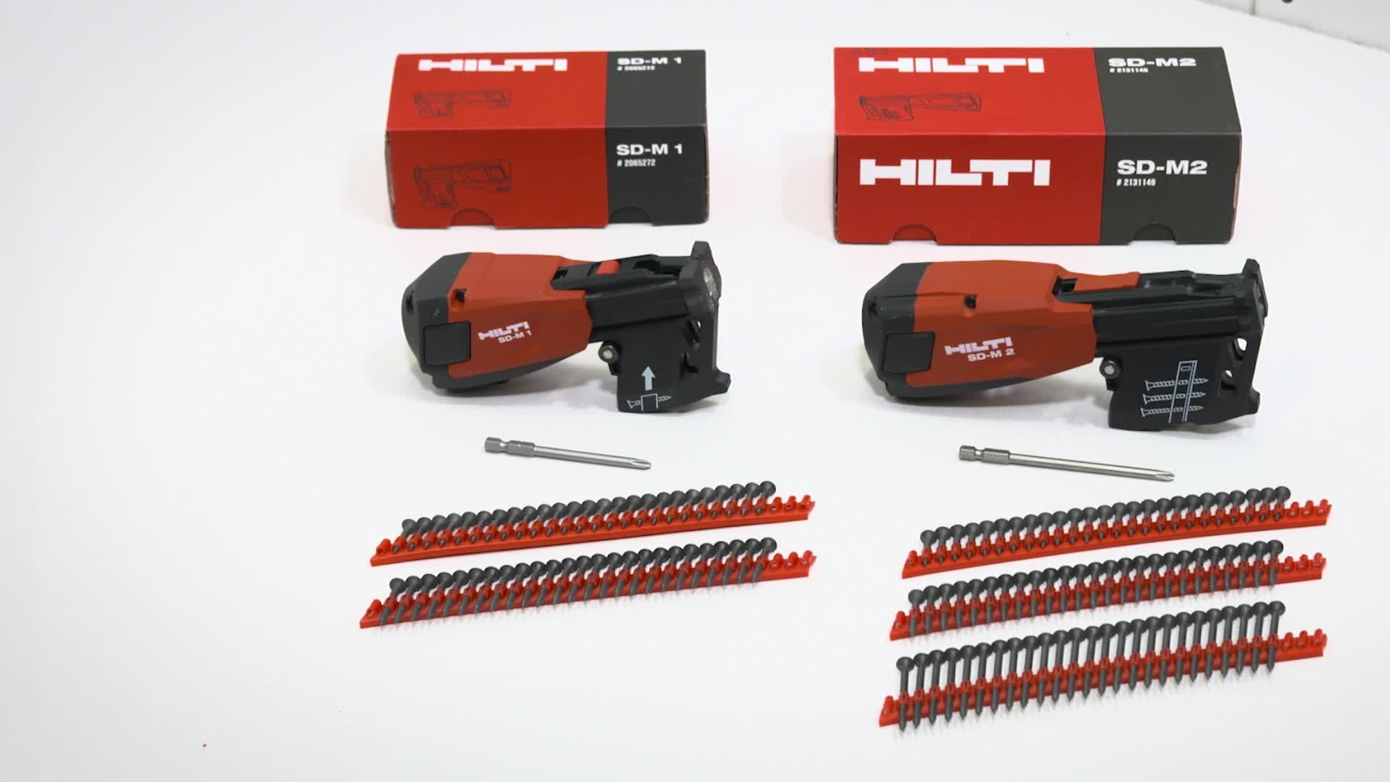 Vejledning til introduktion af SD-M 1 02 og SD-M 2 02 skruemagasin (CLEAN), 2. generationsmagasin