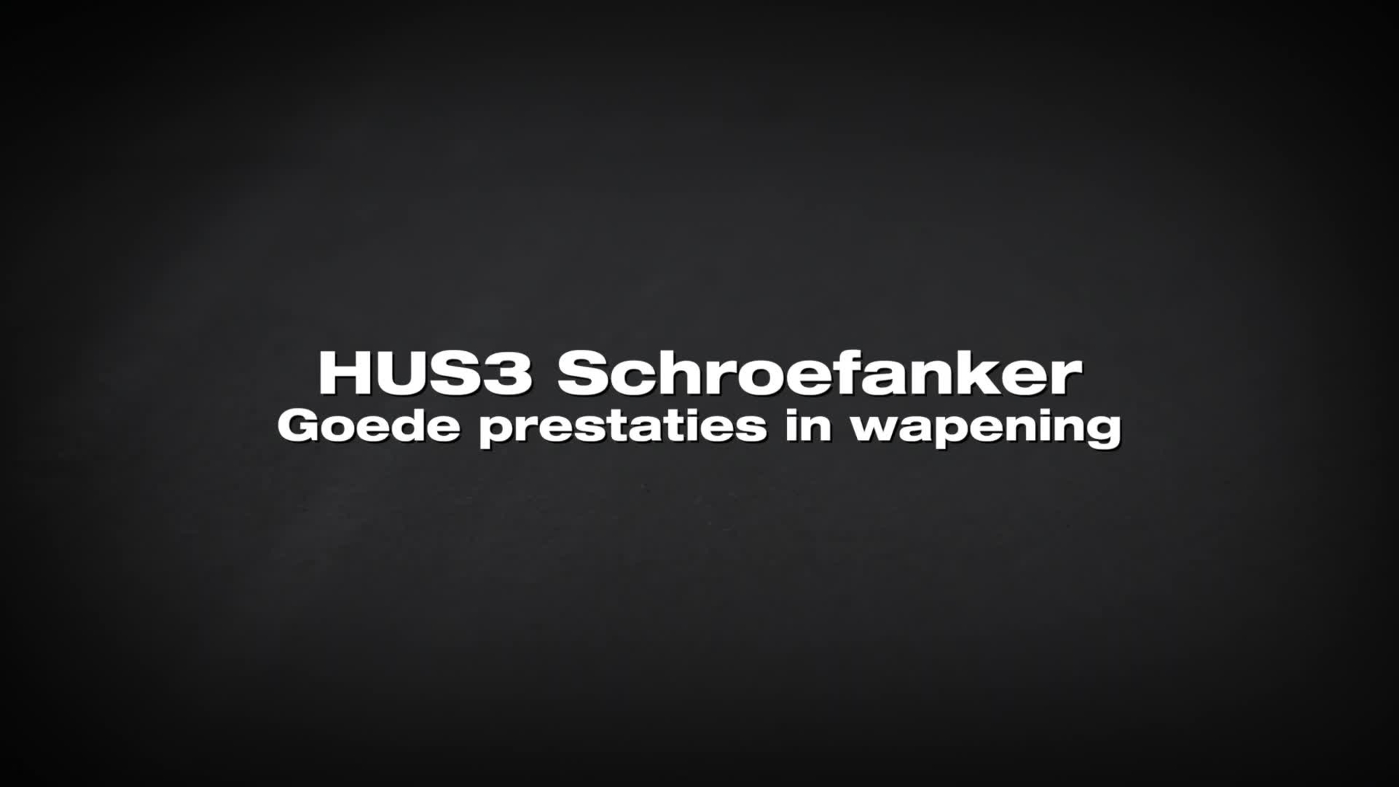 HUS3 schroefanker. Prestaties in betonijzer.