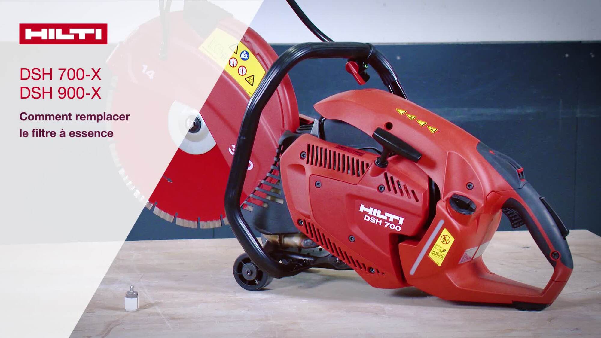 DSH 700-X, DSH 900-X - Wissel brandstoffilter.