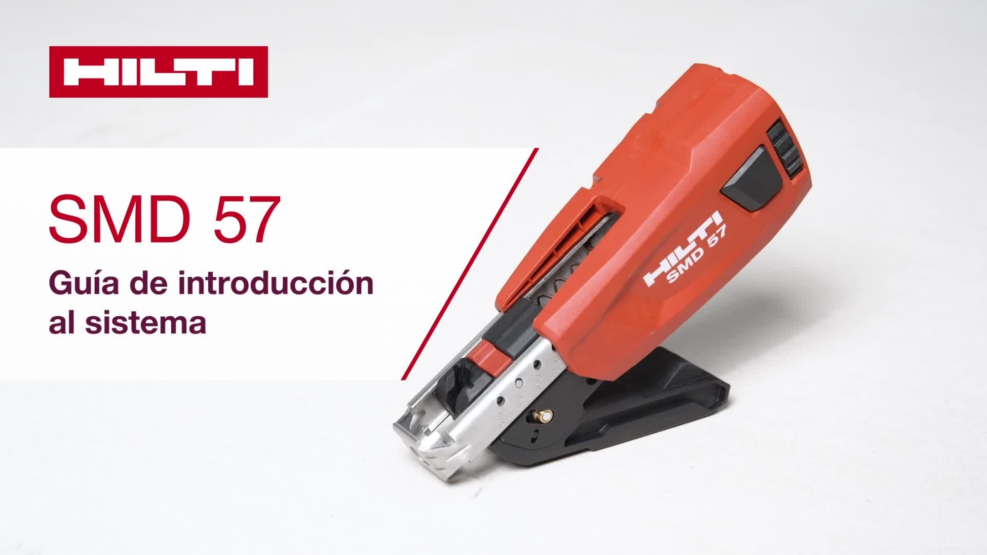 Instrucciones para comenzar a utilizar la herramienta SMD 57 02.