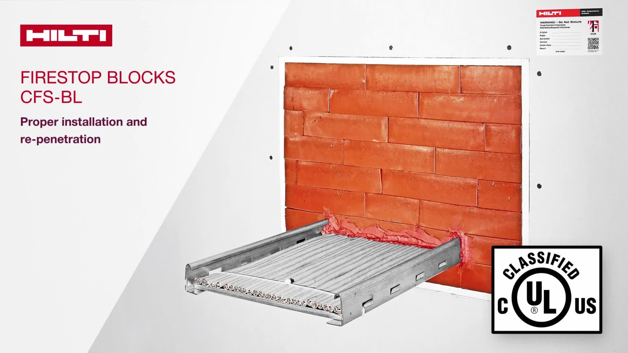 Firestop Block CFS-BL 