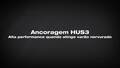 Ancoragem tipo parafuso HUS3 Desempenho em vergalhão.
