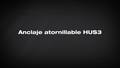 Anclaje de tornillo HUS3. Ajustable sin necesidad de reducir la carga.