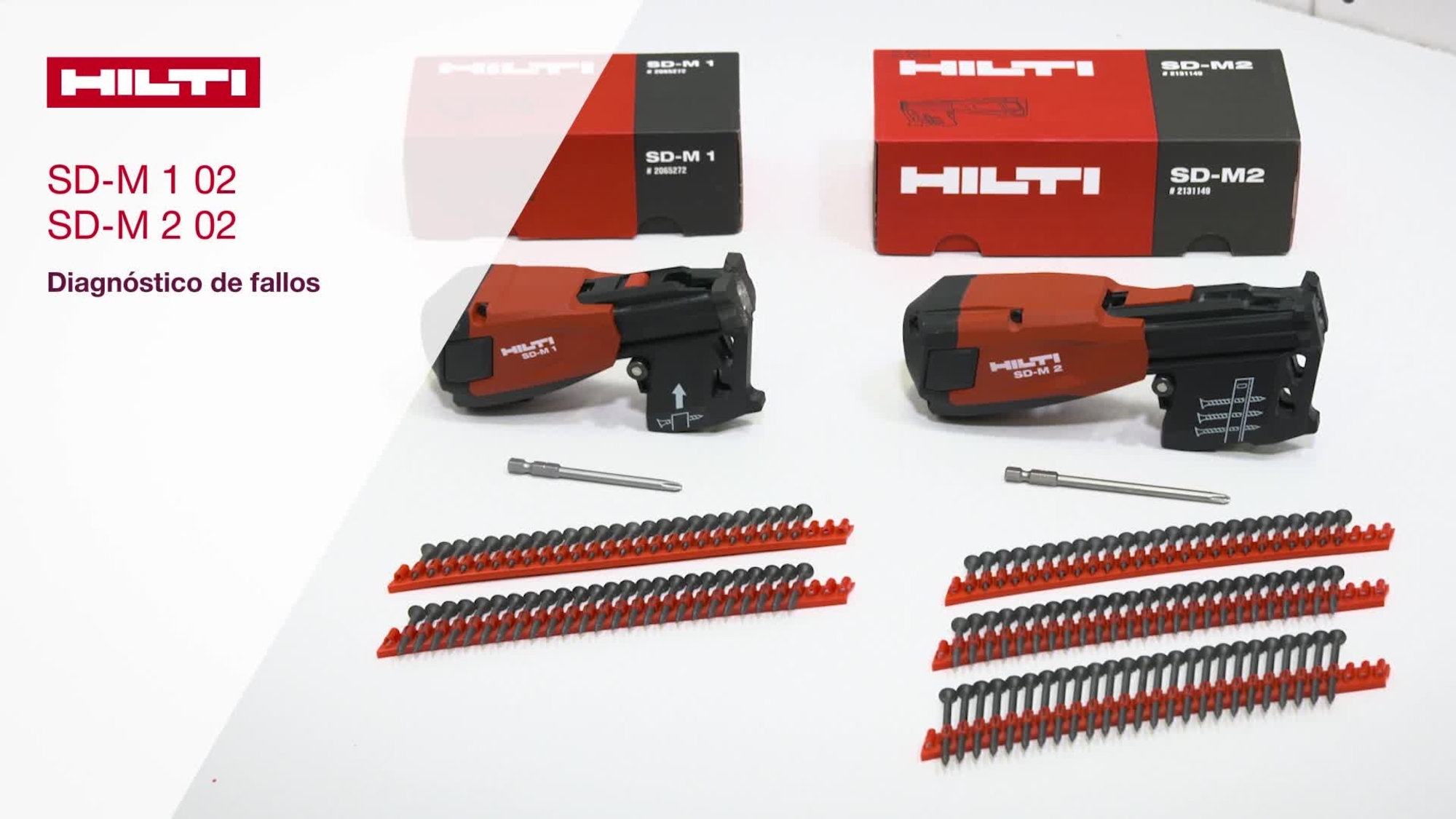 INSTRUCCIONES para solucionar problemas con el cargador de tornillos de los sistemas SD-M 1 02 y SD-M 2 02 (ES), segunda generación