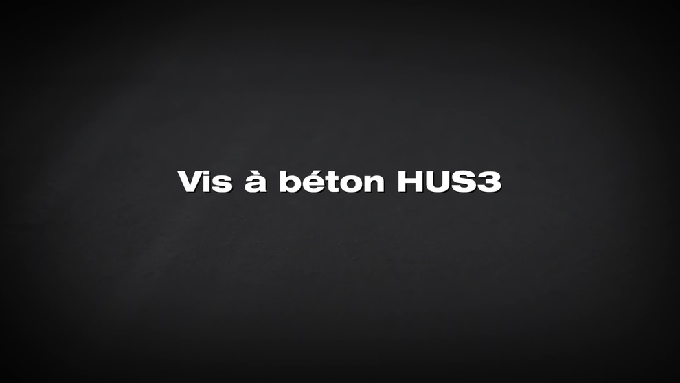 Tassello a vite HUS3. La soluzione per gli appaltatori.