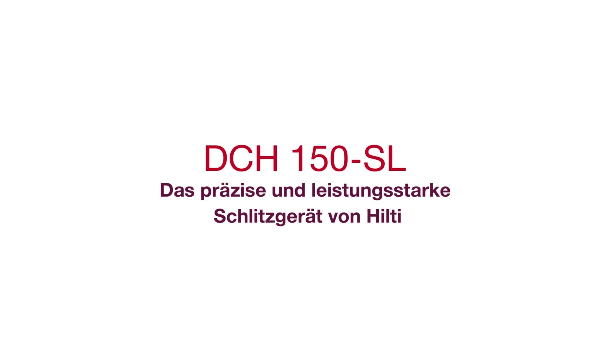 Schlitzgerät für Wand-/Bodenvortrieb und Installationen mit Kabeln, Leitungen und Rohren in verschiedenen Untergründen.