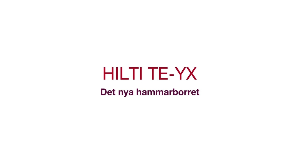 PR-video som visar fördelarna med de nya borren