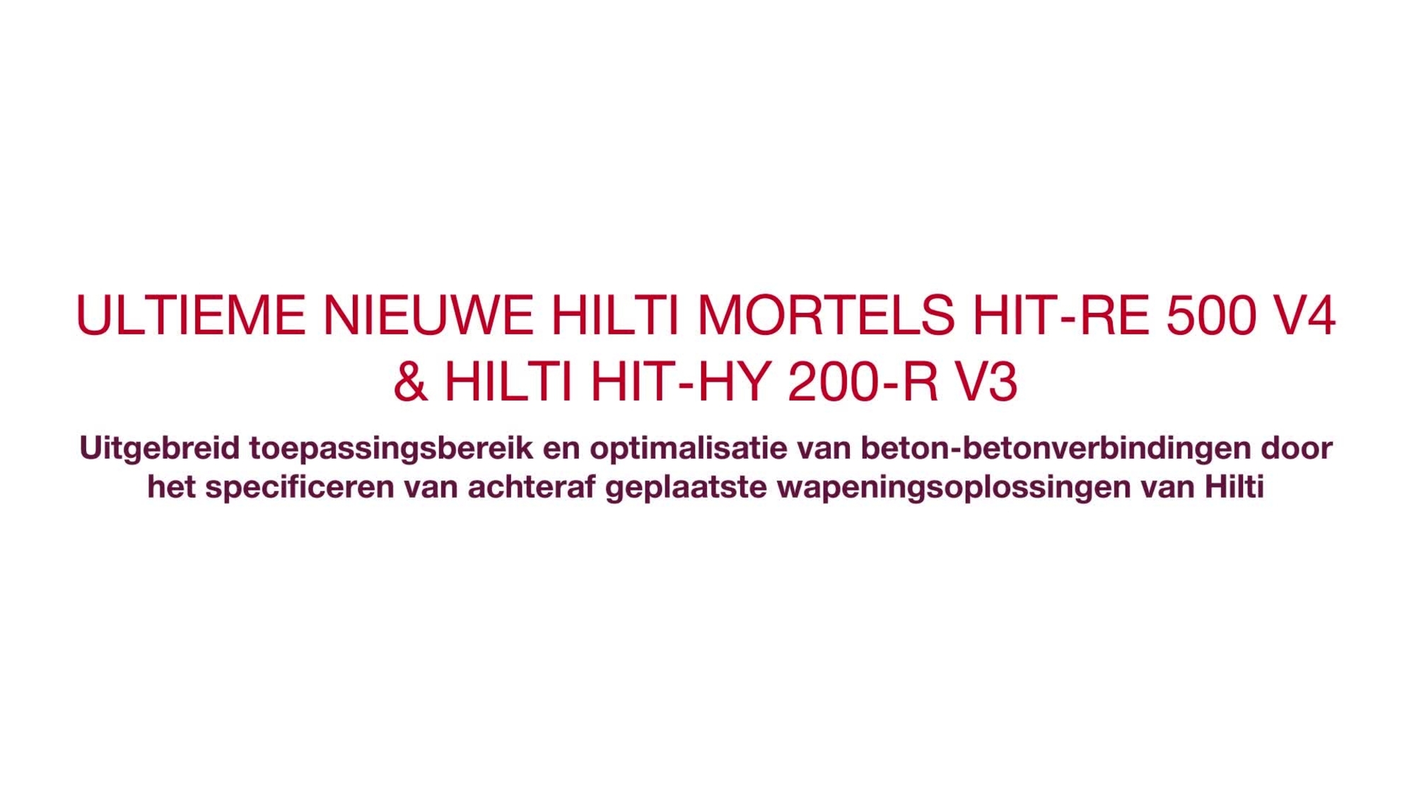 HIT RE 500 V4_HIT HY 220-R V3_Ultimate Mortars_Promotional_NL (NL / 229105)