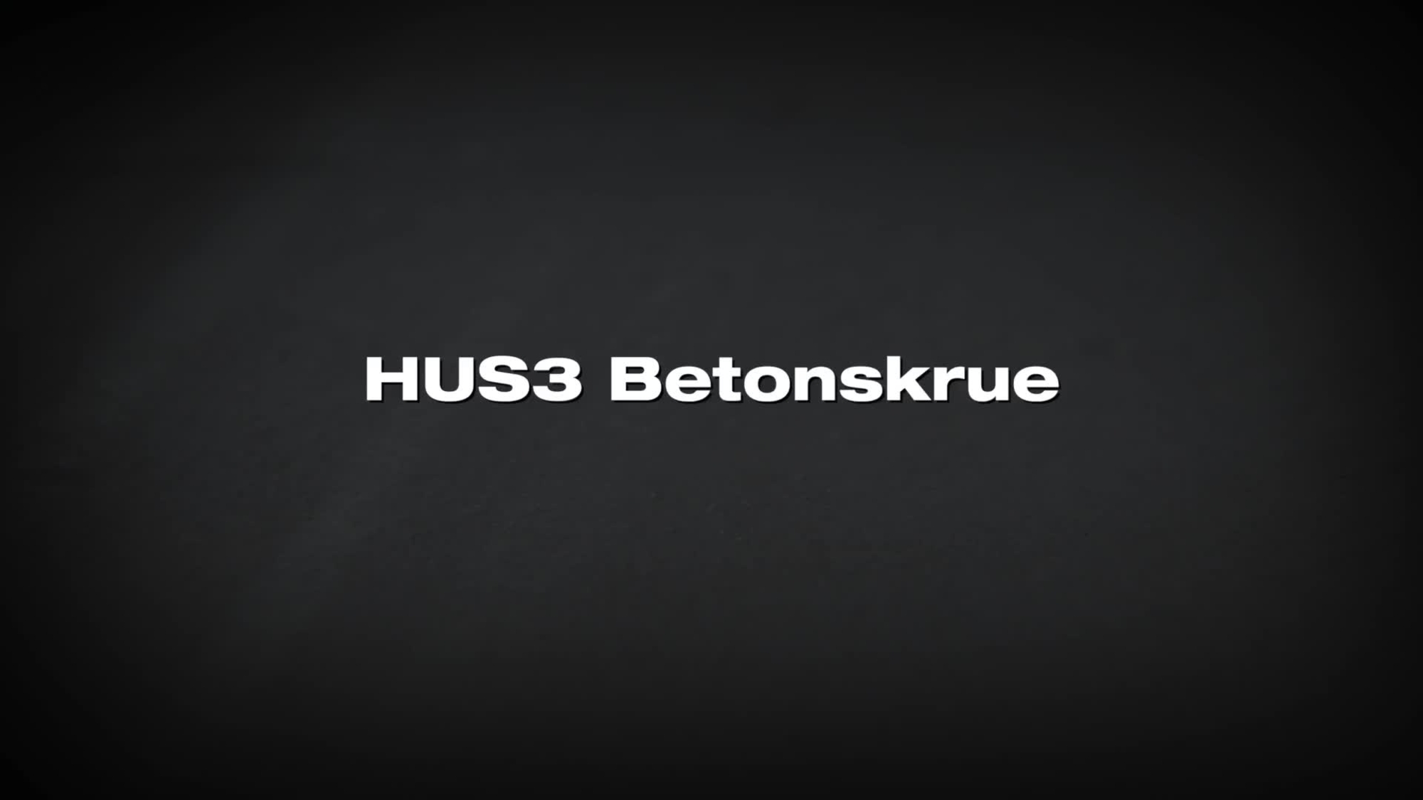 HUS3 skrueanker. Løsningen for leverandører.