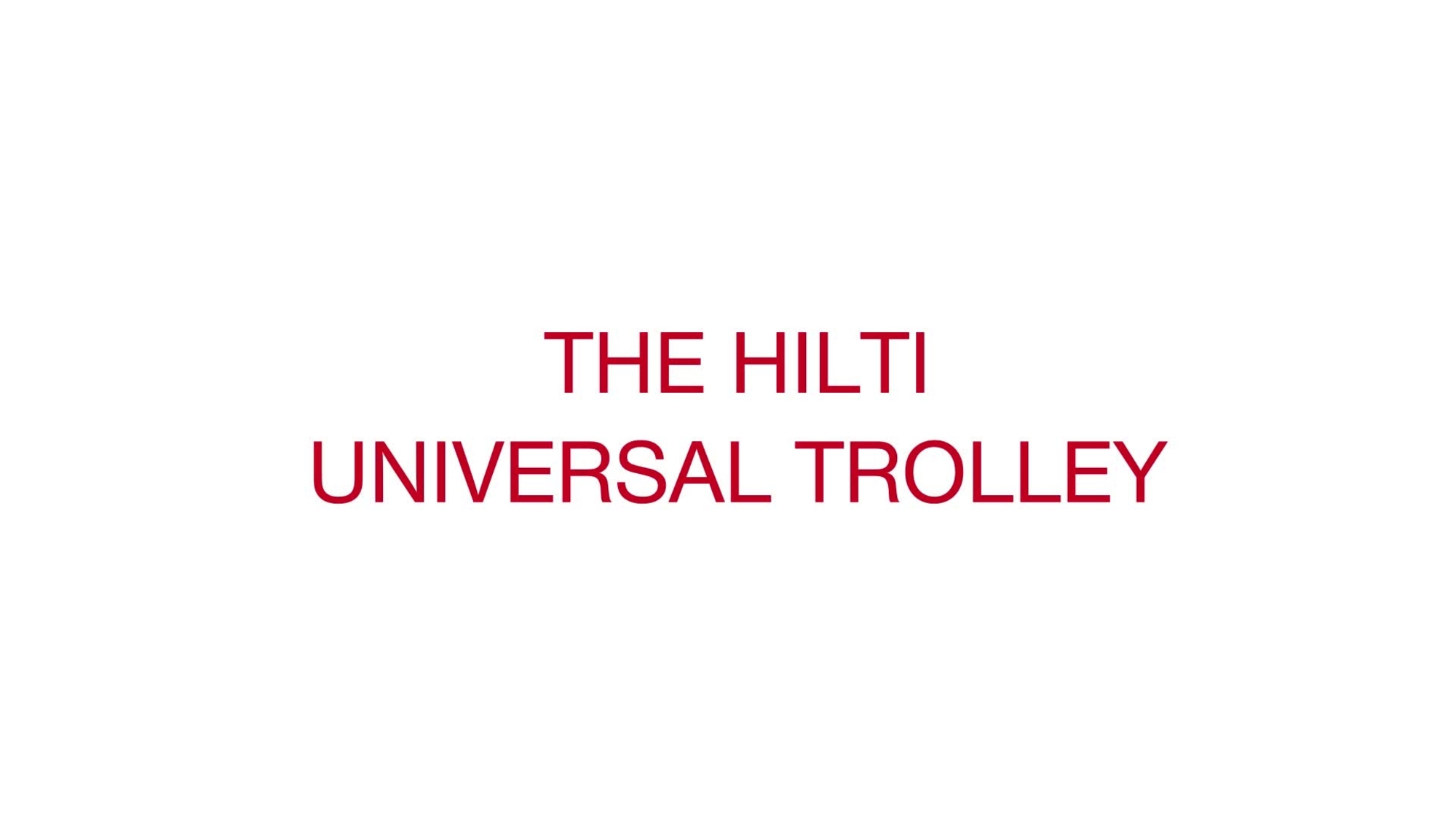 Ismerje meg az új Hilti univerzális szállítókocsit, amely megkönnyíti a – bármilyen – nehéz / terjedelmes elemek szállítását a munkaterületen.